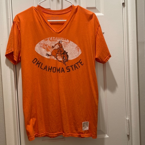 Okstate short sleeve womens tee with university’s retro logo - Picture 1 of 5